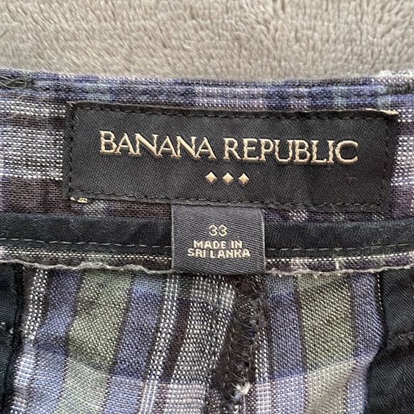 Banana Republic Men’s Linen/Cotton Blend Shorts - Picture 3 of 3